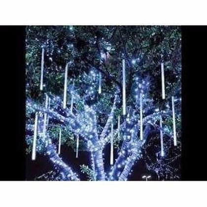 Imagem de Jogo 8 Tubo Snow Led Bivolt Chuva Meteoro Cascata Pisc Branc