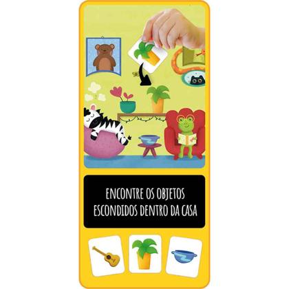 Imagem de Jogo Ache e Encaixe - Casa Gigante dos Animais - Madeira - Brincadeira de Criança