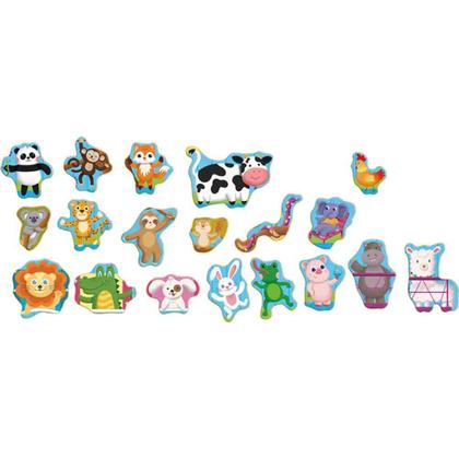 Imagem de Jogo Ache e Encaixe - Casa Gigante dos Animais - Madeira - Brincadeira de Criança