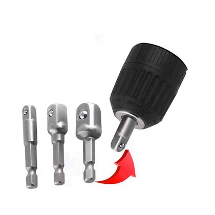 Imagem de Jogo Adaptador Soquete Vonder para Parafusadeira Kit 3 Peças Cachimbo 1/4 3/8 1/2