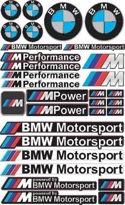 Imagem de Jogo Adesivos Capacete Bmw Motosport Resitank