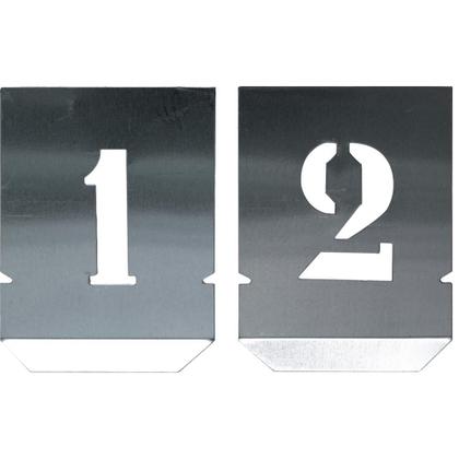 Imagem de Jogo Algarismo Chapa Vazada 35mm - 10 Peças (136,0002) - Noll
