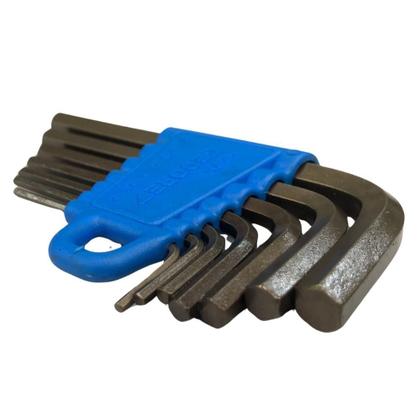 Imagem de Jogo Allen 2 A 8 Mm Curta Hexagonal 7 Peças Ref 427 012101 Gedore