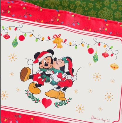 Imagem de Jogo Americano 4 lugares Mickey e Minnie Natal - Disney