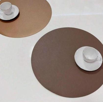 Imagem de Jogo Americano De Mesa Souplax Dupla Frente Verso Redondo