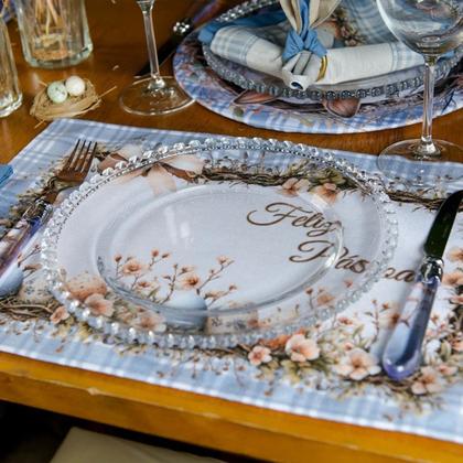 Imagem de Jogo Americano De Pascoa 48x31,5cm C/2Und 531014 Belchior