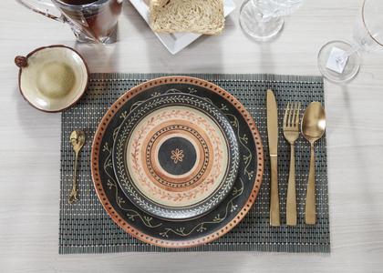 Imagem de Jogo Americano Jolitex Bambu 4 Peças Verde