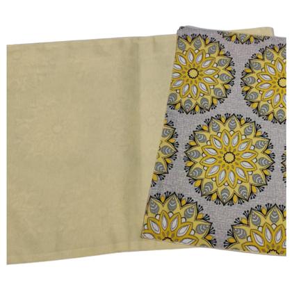 Imagem de Jogo Americano Mesa Posta 35X47 Retangular Kit 4 peças Dupla Face