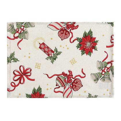 Imagem de Jogo Americano Natalino 6 Lugares Estampado Dohler Natal 121