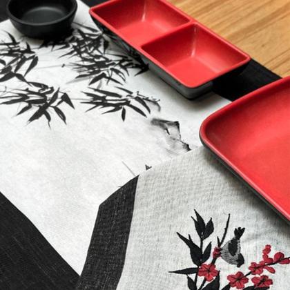 Imagem de Jogo Americano Oriental 48x31,5cm 2Und 531130 Belchior