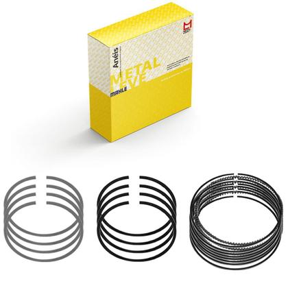 Imagem de Jogo Anel Segmento STD Agile Cobalt Meriva Prisma 1.4 2007 a 2022 Metal Leve SCA8030