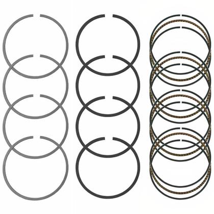 Imagem de Jogo Anel Segmento STD Ford Ecosport Fiesta Focus Ka 1.6 8V