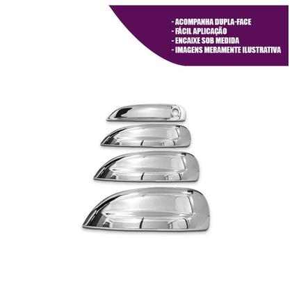 Imagem de Jogo Aplique Maçaneta Cromado Cobalt/Onix/Spin/Prisma 13/21