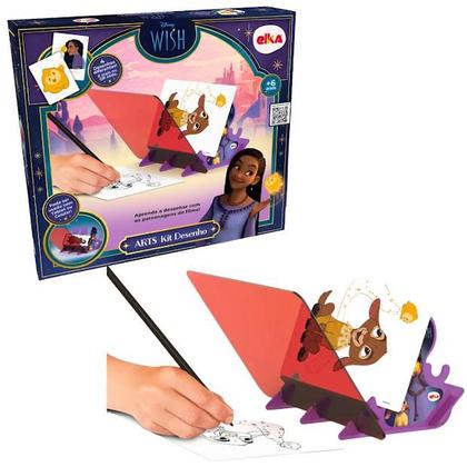 Imagem de Jogo Arts Kit Desenho Disney Wish 1277 Elka