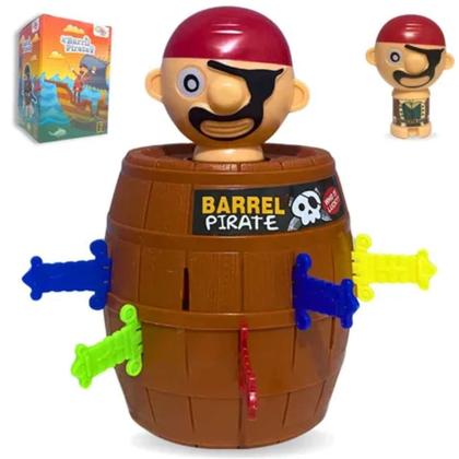 Imagem de Jogo Barril do Pirata Infantil Educativo Pronta Entrega