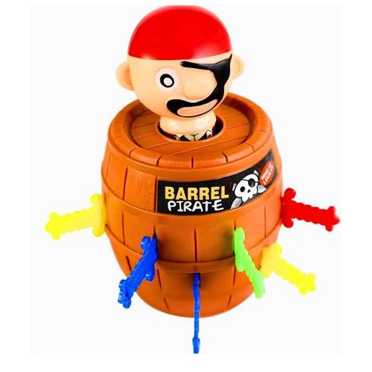 Imagem de Jogo Barril Pula Pirata Infantil Brinquedo Interativo Mesa Sorte 16 Zippy Toys