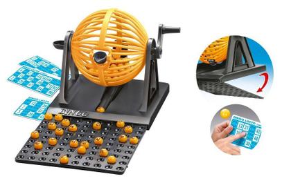 Imagem de Jogo Bingo com Roleta Fichas e Cartelas