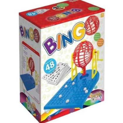 Imagem de Jogo Bingo Roleta 48 Cartelas 90 Bolinhas Brinquedos