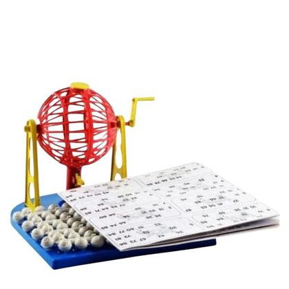 Imagem de Jogo Bingo Roleta 48 Cartelas 90 Bolinhas Brinquedos