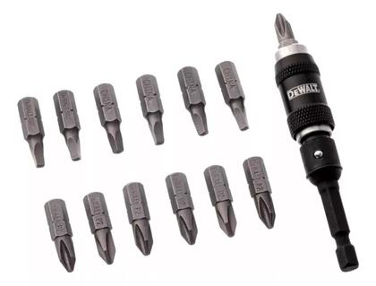 Imagem de Jogo Bits Adaptador Angular Magnético Philips Dewalt 14 pçs
