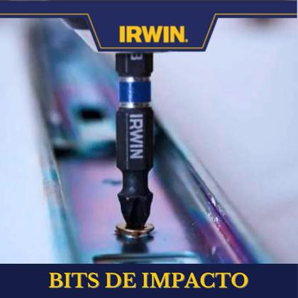 Imagem de Jogo Bits De Impacto Parafusadeira Ph2 Com Imã Irwin Power Bit 5pcs 49mm Alto Impacto 1865325 Magnético Imantado