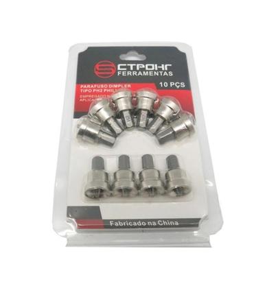 Imagem de Jogo Bits Drywall Com Limitador Parafusadeira Philips PH2 10 Peças 