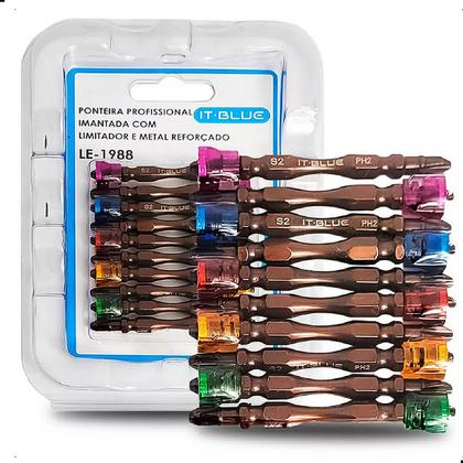 Imagem de Jogo Bits Phillips Ph2 X 65mm Magnético C/ Limitador 10pcs