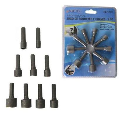 Imagem de Jogo Bits Pito Sextavado Chave Canhão 5 6 7 8 9 10 11 13 Mm - STARTOOLS
