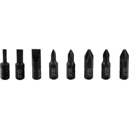 Imagem de Jogo Bits Ponteira Fenda Philips 1/4'' Com 10 Pecas Vonder