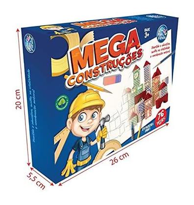 Imagem de Jogo Blocos Madeira Construção Formas Geométricas Educativo