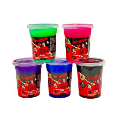 Imagem de Jogo Bola No Alvo Enaldinho Com 6 Potes Slime + 11 Bolinhas