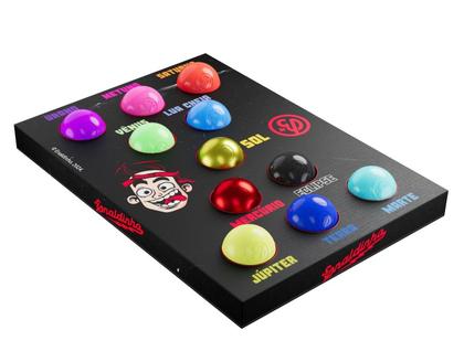 Imagem de Jogo Bola No Alvo Enaldinho Com 6 Potes Slime + 11 Bolinhas