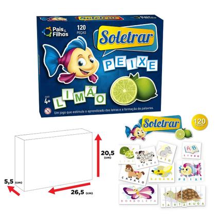 Imagem de Jogo brincar de aprender soletrar 120 pcs - escolar