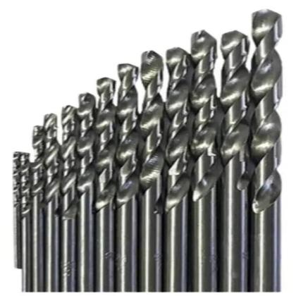 Imagem de Jogo brocas 13 pecas estojo aco rapido kit perfuracao metal plastico furadeira parafusadeira multitamanhos profissional