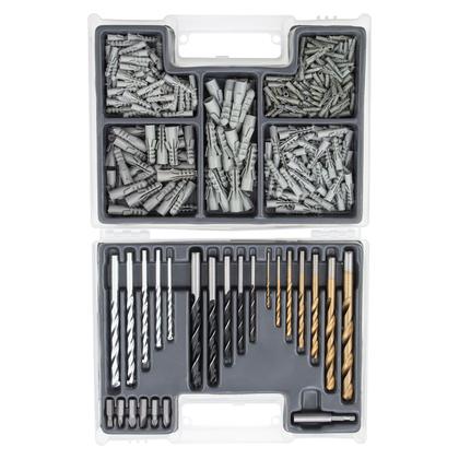 Imagem de Jogo Brocas Aço Madeira Concreto Widea 8mm Bits Bucha 300pcs - MTX 725779