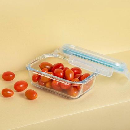 Imagem de Jogo c/ 12 Potes de Vidro Hermetico p/ Freezer Forno Airfryer