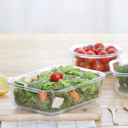 Imagem de Jogo c/ 12 Potes de Vidro Hermetico p/ Freezer Forno Airfryer