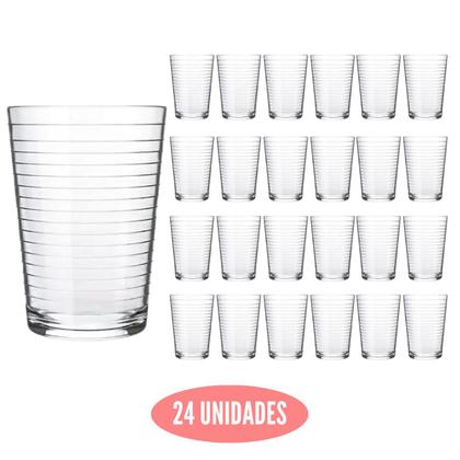 Imagem de Jogo C/24 Copos De Vidro Arizona Transparente 200ml