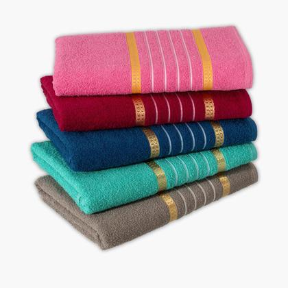 Imagem de Jogo C/ 4 Toalha De Banho Gigante 70 X 1,40 Toalhão Algodão