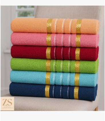 Imagem de Jogo C/4 Toalhas De Banho Gigante Toalhão 100% Algodão, 70cm X 135cm, Estilo Paris, Toalha Zoom Soft