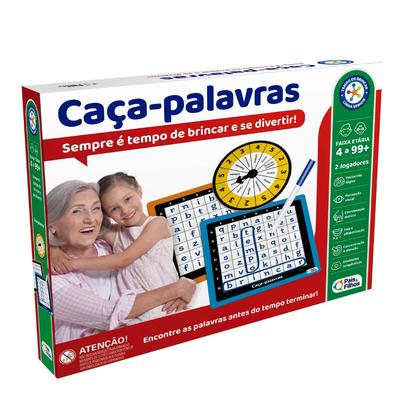 Imagem de Jogo Caça Palavras Sênior 2 Jogadores Com Roleta E Ampulheta