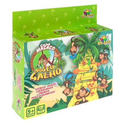 Imagem de Jogo Cada Macaco no Seu Galho - Pula Macaco Divertido para Crianças