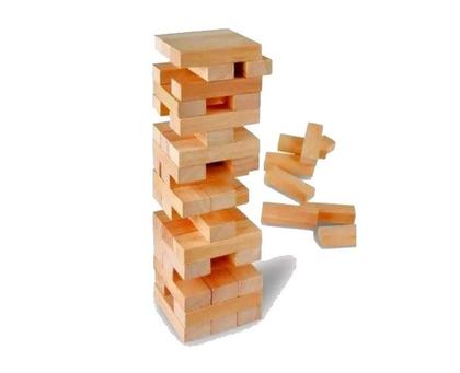 Imagem de Jogo Caiu Perdeu - Torre de Madeira - Jenga - Pais e Filhos