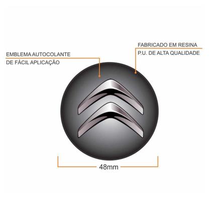Jogo Calota Aro 13 DS4 Sport Cup Universal + Emblema Resinado Citroen - Elitte Imagem de Jogo Calota Aro 13 DS4 Sport Cup Universal + Emblema Resinado Citroen