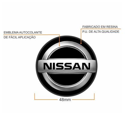 Imagem de Jogo Calota Aro 13 Triton Sport Black Silver Graphite Universal + Emblema Resinado Nissan