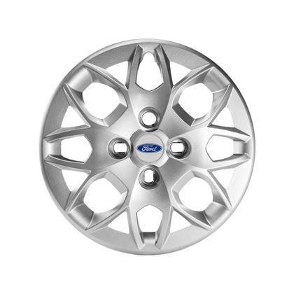 Imagem de Jogo Calota Aro 14 Novo Ford Ka Sedan 2015 2016 Com Emblema