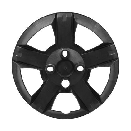 Imagem de Jogo Calota Aro 14 Prata Ford Fiesta Hatch Sedan 2008/2010 Emblema Resinado