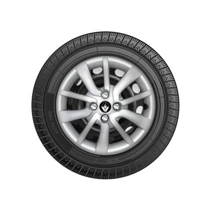 Imagem de Jogo Calota Aro 15 Renault Logan + Emblema Resinado Preto