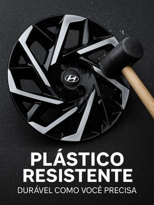 Imagem de Jogo Calota Esportiva Com Emblema Creta Aro 15 2017 2018 2019 2021 2022 2023 2024 4 Pçs Pronta Entrega