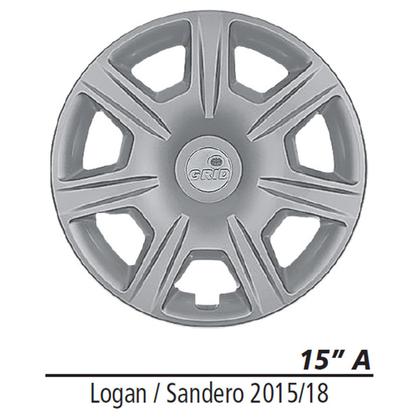 Imagem de Jogo Calota  Renault Aro 15 LOGAN/SANDERO 2015...2018 876